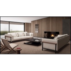 Sofa - rinconero con madera vista ref: sjw